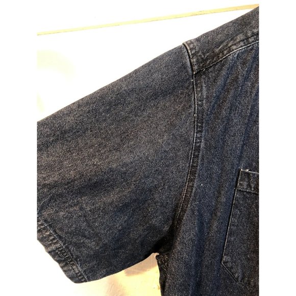 C.E. Schmidt Workwear Denim Blue Jean Button Up Work Shirt - Size 2XL - Picture 2 of 10